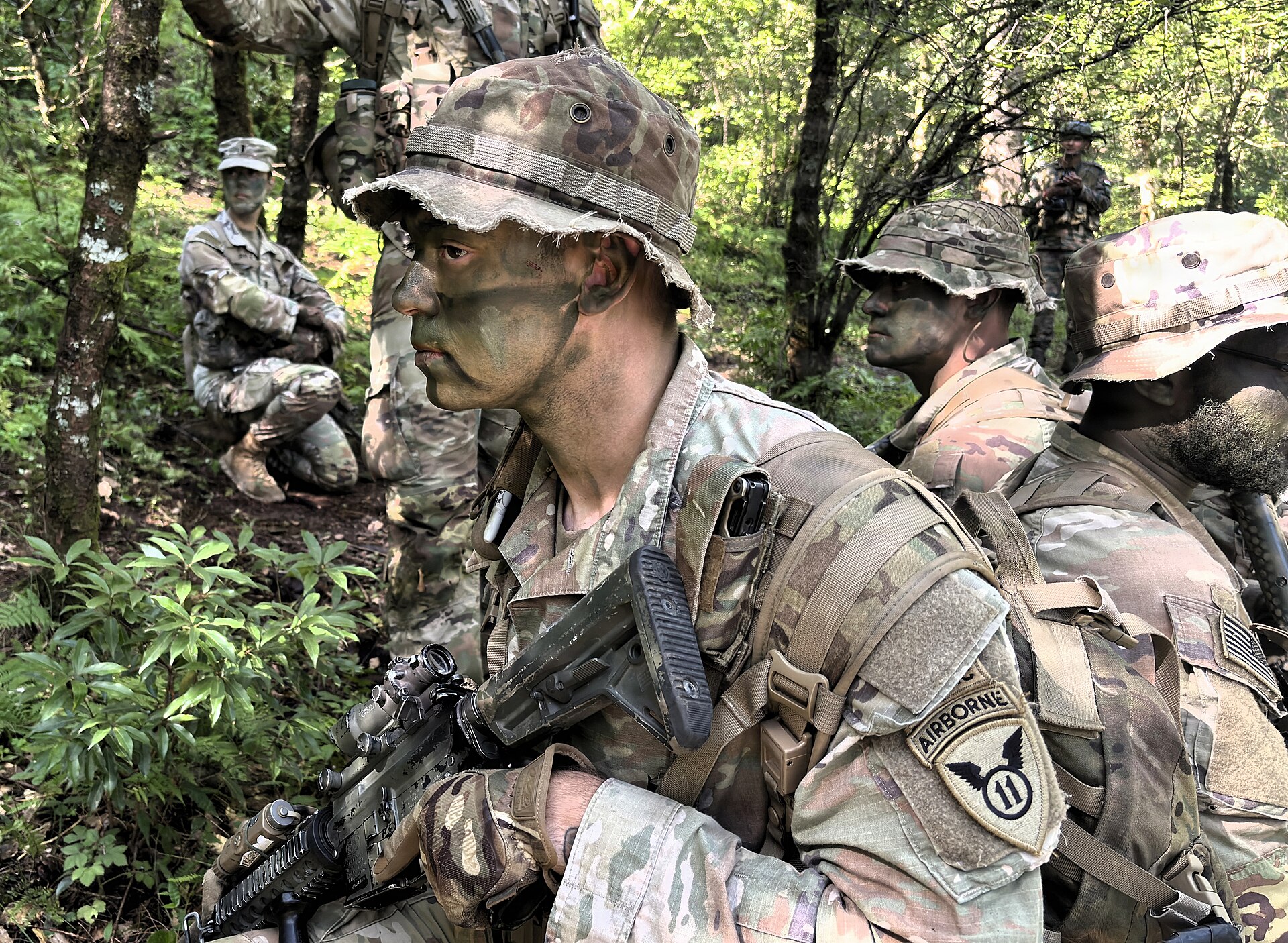 US Army soldiers in jungle warfare training (archive photo)