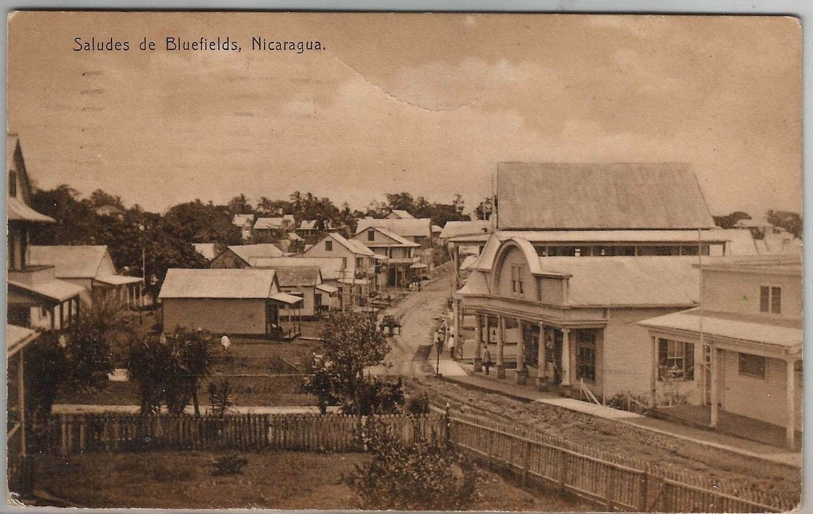 Дипломатия доллара в Никарагуа: город Блуфилдс около 1910 года
